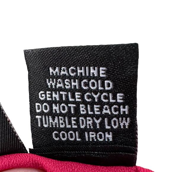 Maggie Barnes Pink Floral Watercolor Lined Elastic Waist Midi Skirt Size 1X - Picture 6 of 6